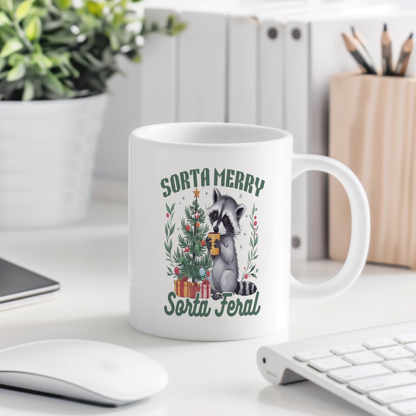 Hrnek s vtipným nápisem – Sorta Merry