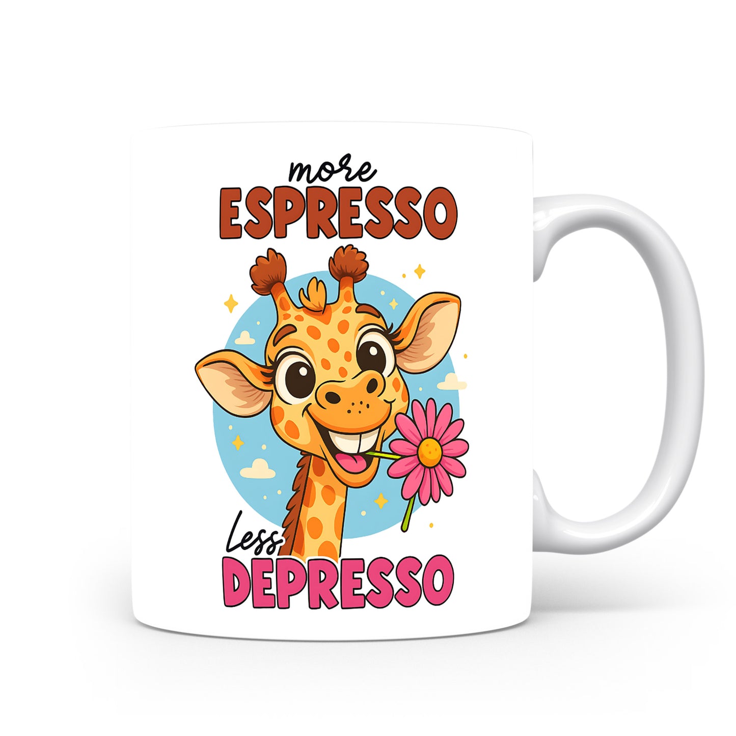 Hrnek s vtipným nápisem – more ESPRESSO