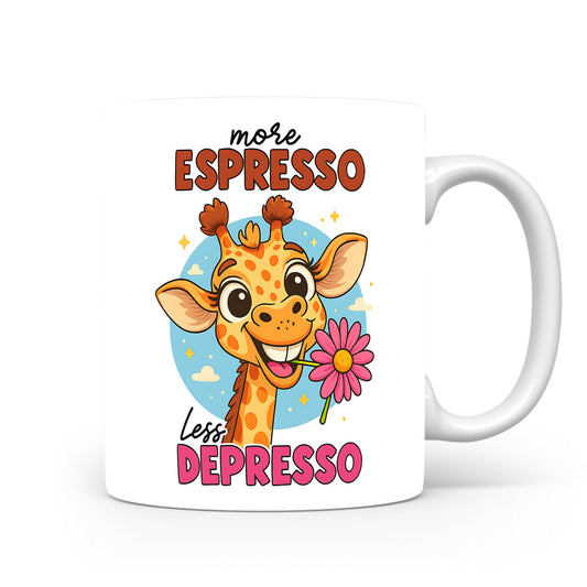 Hrnek s vtipným nápisem – more ESPRESSO