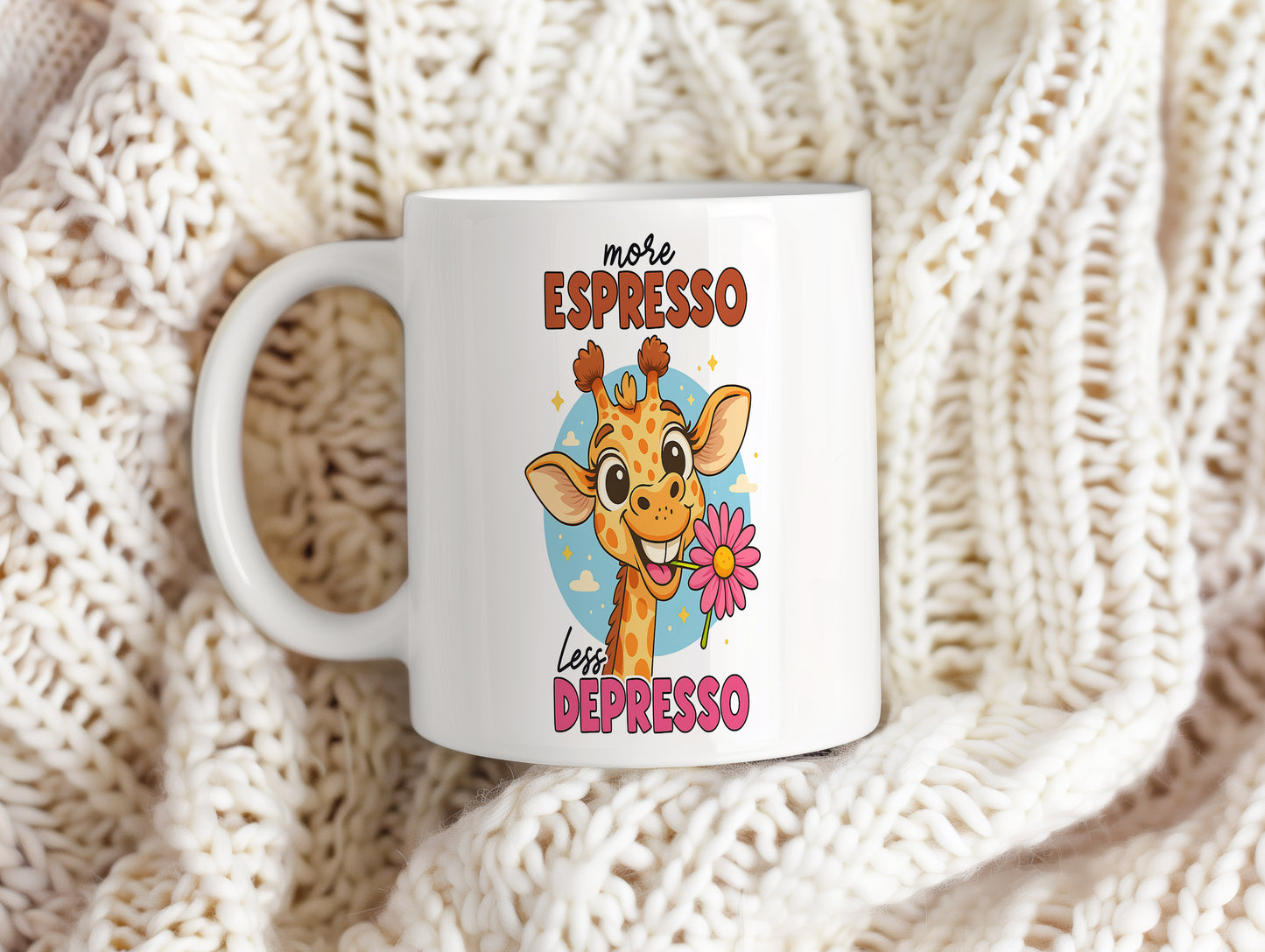 Hrnek s vtipným nápisem – more ESPRESSO