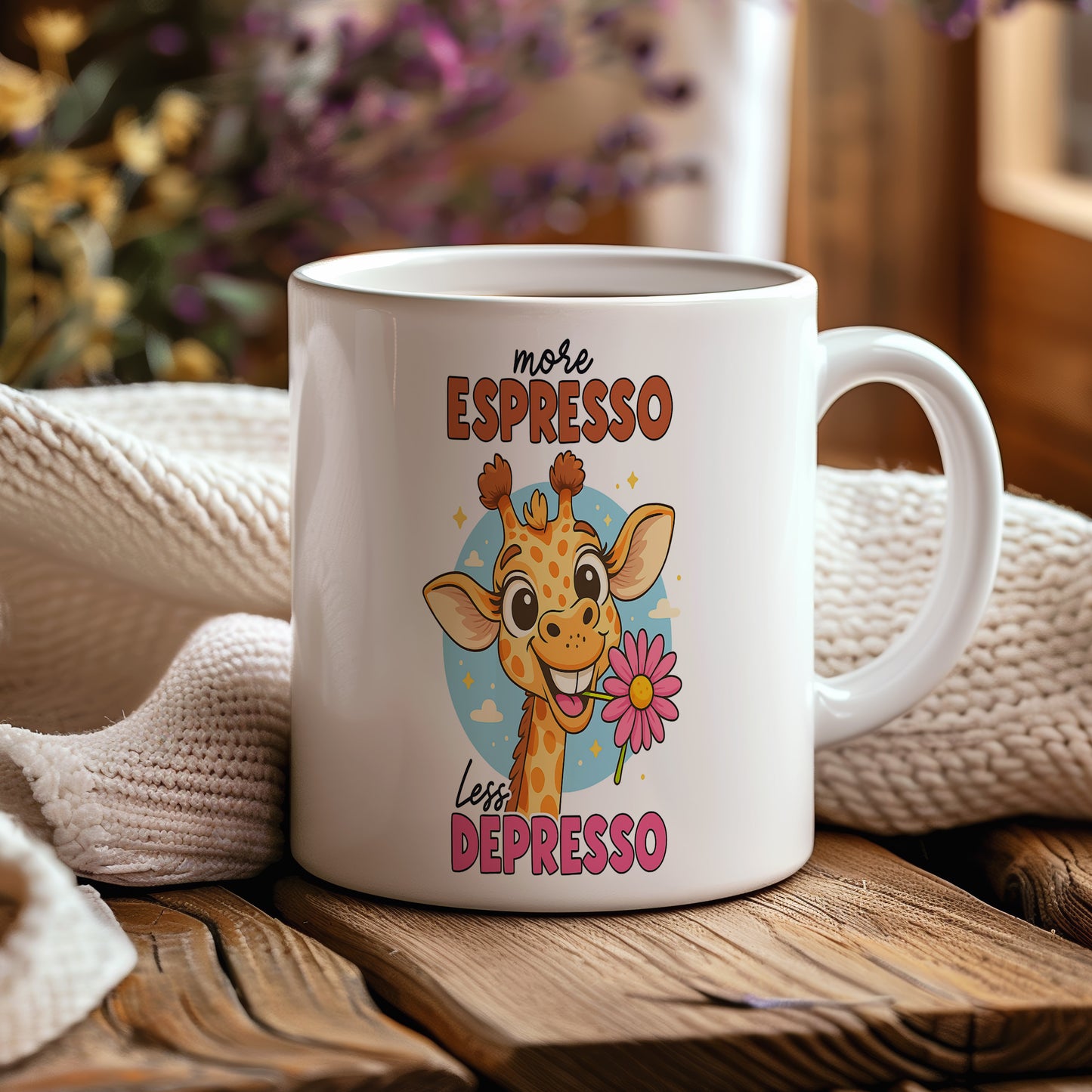 Hrnek s vtipným nápisem – more ESPRESSO
