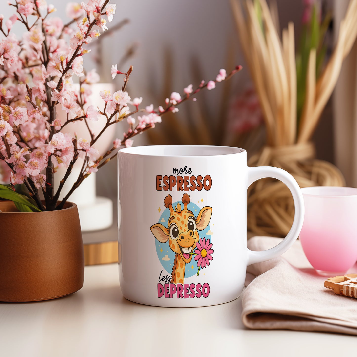 Hrnek s vtipným nápisem – more ESPRESSO