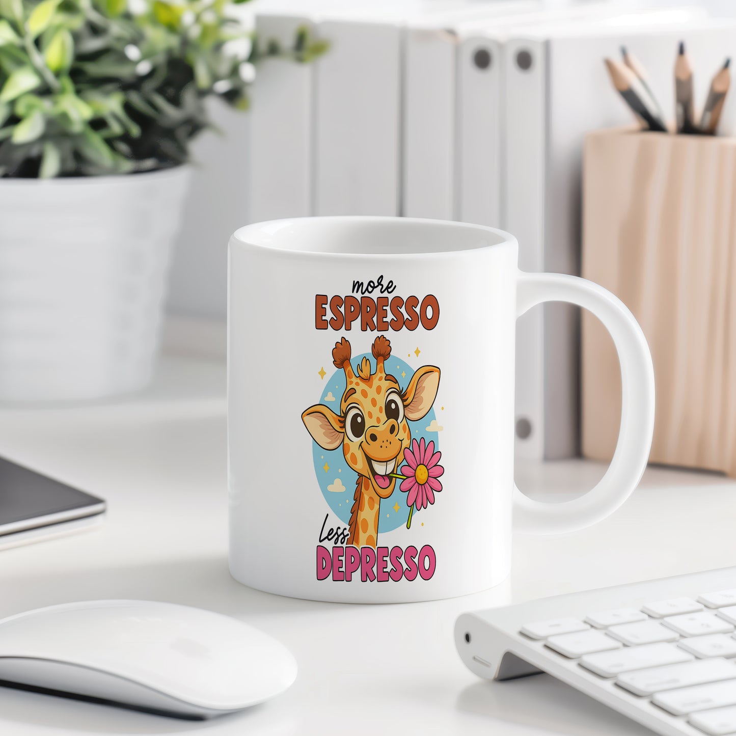 Hrnek s vtipným nápisem – more ESPRESSO