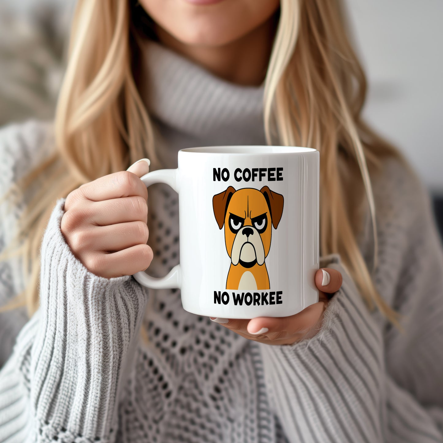 Hrnek s vtipným nápisem – NO COFFEE