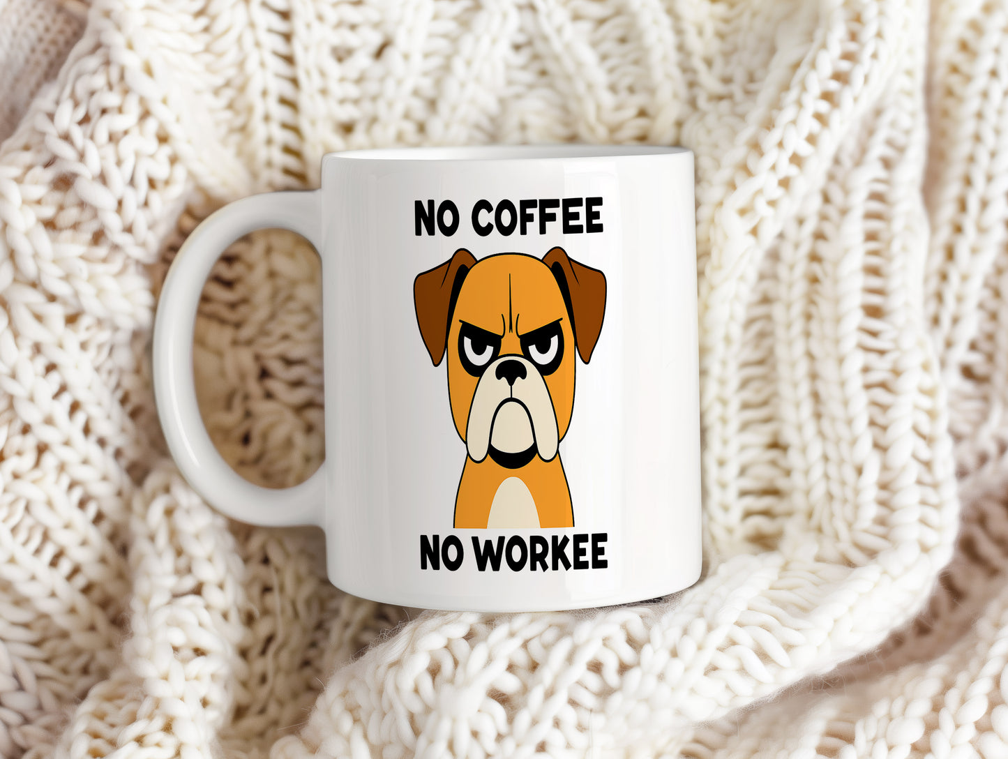 Hrnek s vtipným nápisem – NO COFFEE