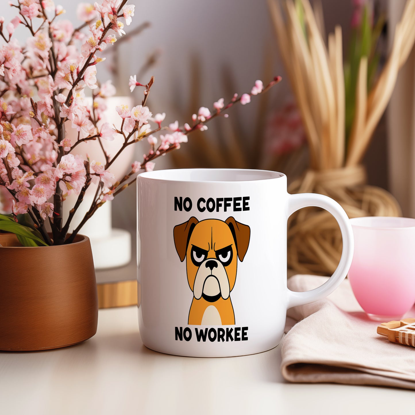 Hrnek s vtipným nápisem – NO COFFEE