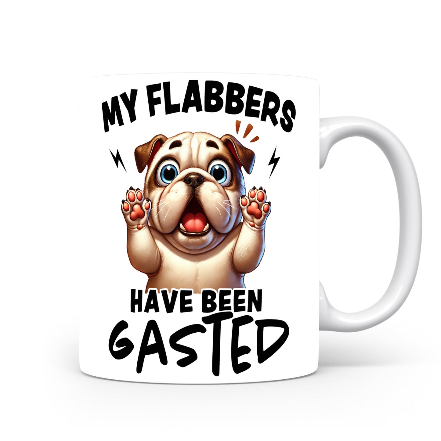 Hrnek s vtipným nápisem – My Flabbers