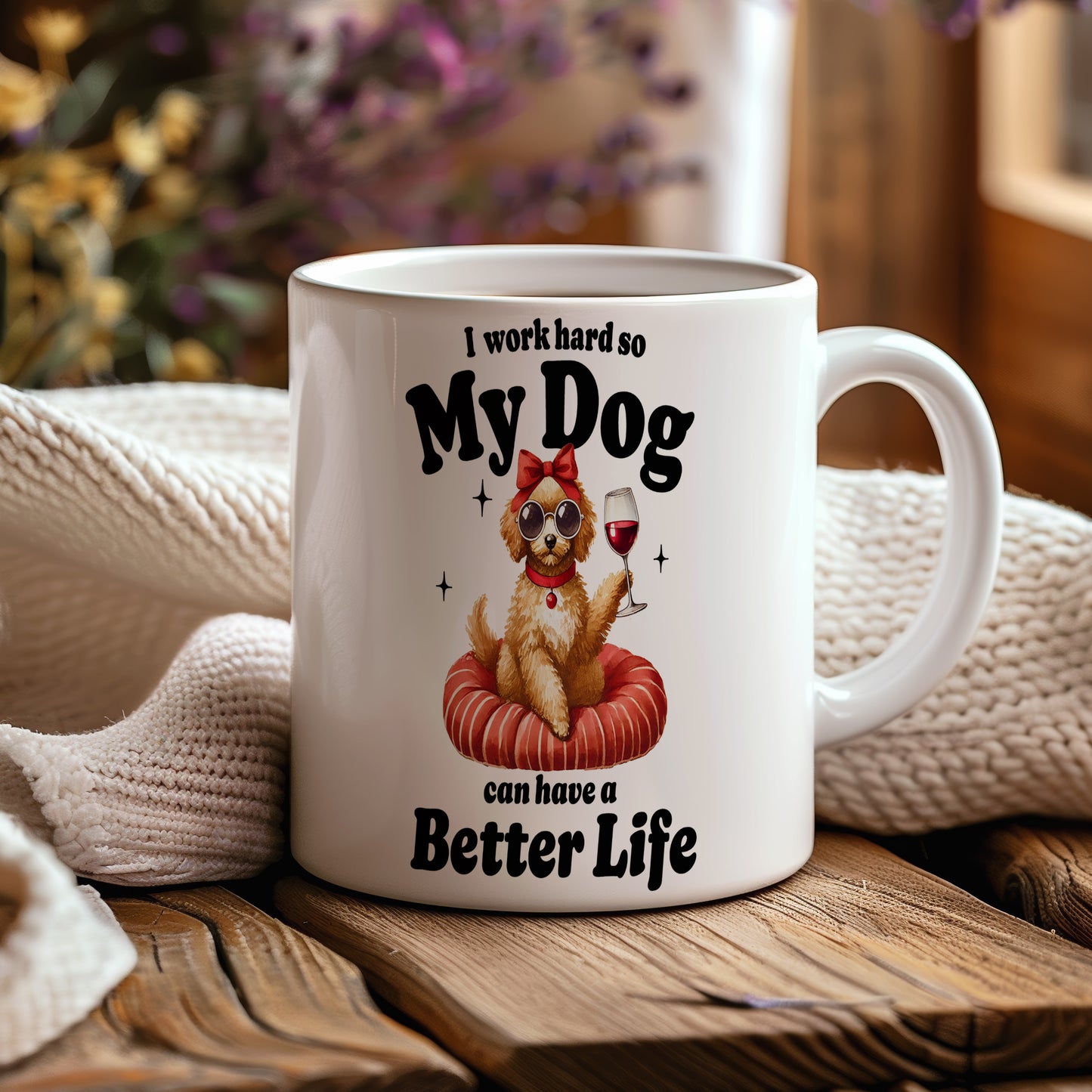 Hrnek s vtipným nápisem – My Dog