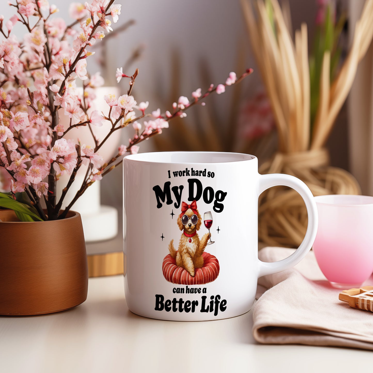 Hrnek s vtipným nápisem – My Dog