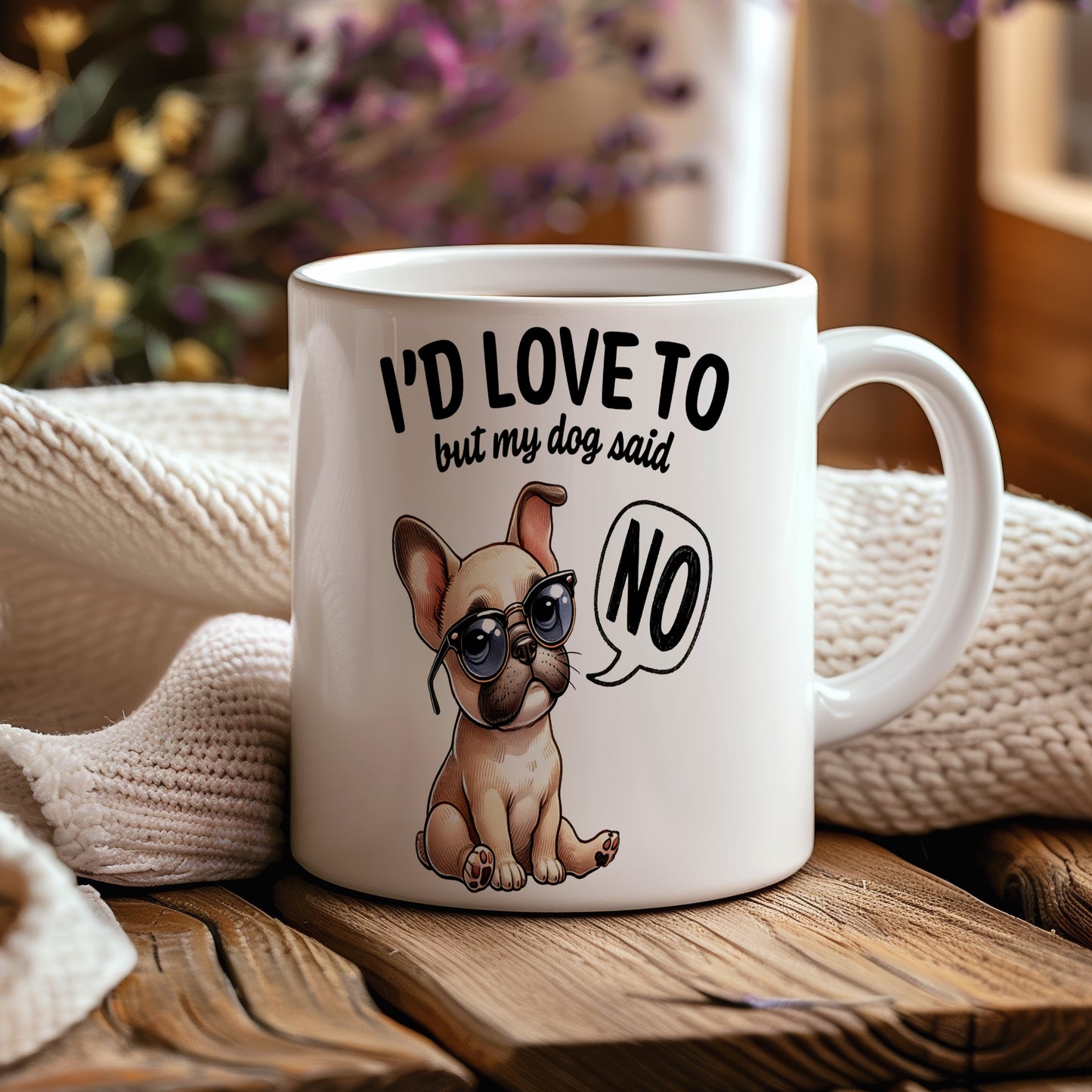 Hrnek s vtipným nápisem – I'D LOVE TO