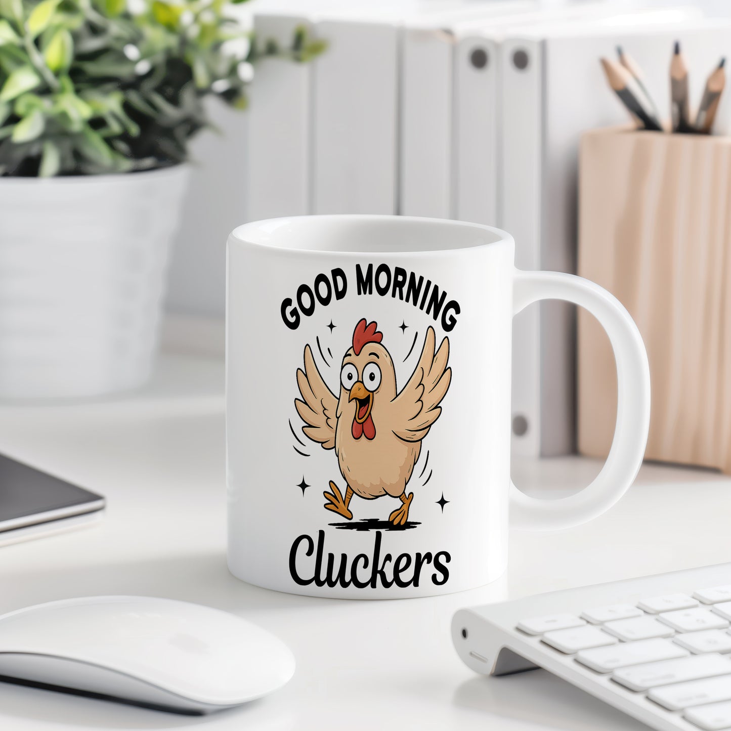 Hrnek s vtipným nápisem – GOOD MORNING