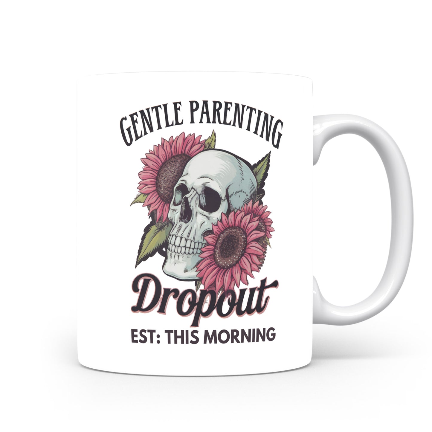 Hrnek s vtipným nápisem – Gentle Parenting