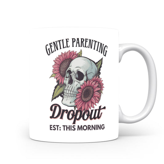 Hrnek s vtipným nápisem – Gentle Parenting