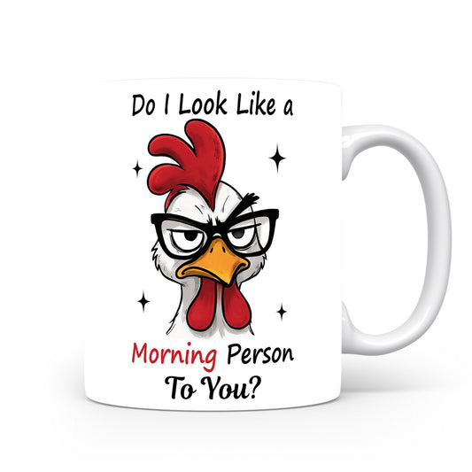 Hrnek s vtipným nápisem – Morning Person