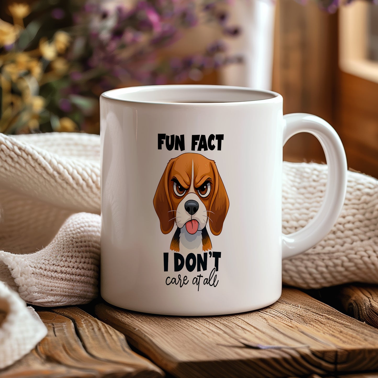 Hrnek s vtipným nápisem – FUN FACT