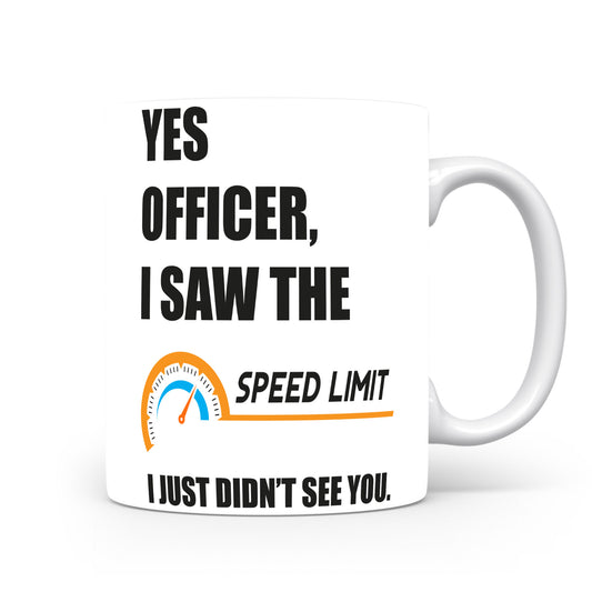 Hrnek pro automobilové nadšence – YES OFFICER