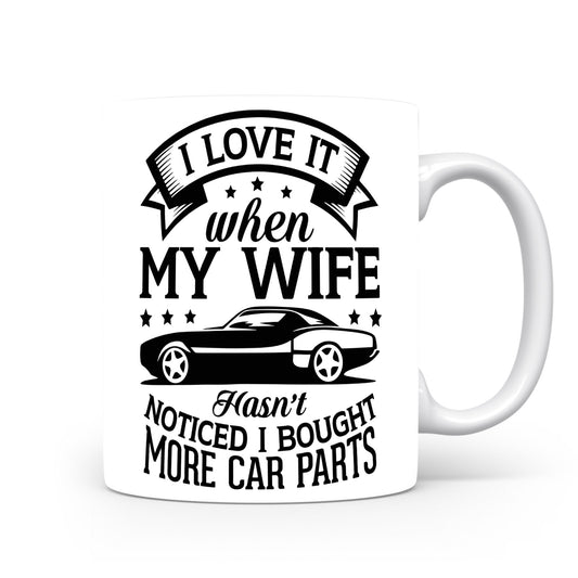 Hrnek pro automobilové nadšence – I LOVE IT