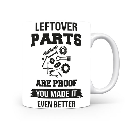 Hrnek pro automobilové nadšence – Leftover Parts