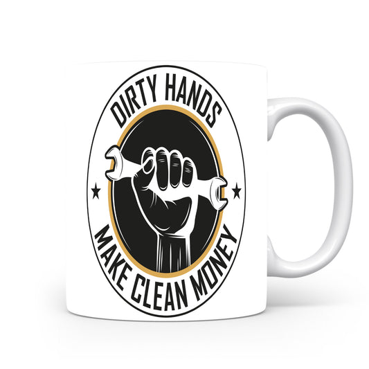 Hrnek pro automobilové nadšence – Dirty Hands