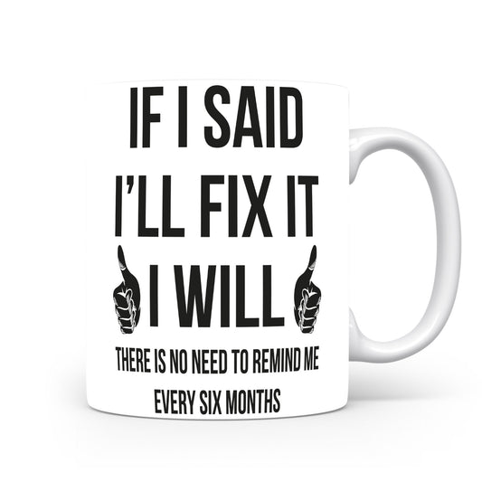 Hrnek pro automobilové nadšence – I'LL FIX IT