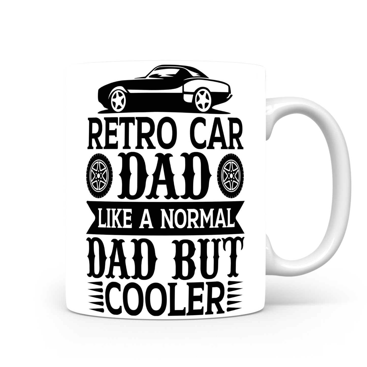 Hrnek pro automobilové nadšence – Retro Car Dad – retro auto