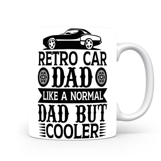 Hrnek pro automobilové nadšence – Retro Car Dad – retro auto