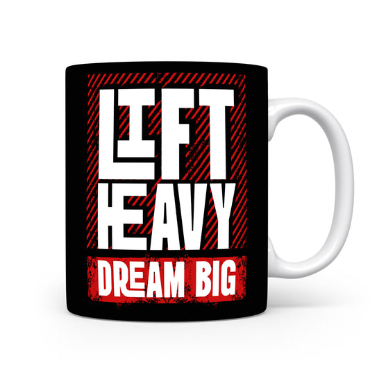 Hrnek s motivačním citátem – Lift Heavy