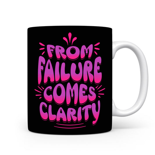 Hrnek s motivačním citátem – From Failure