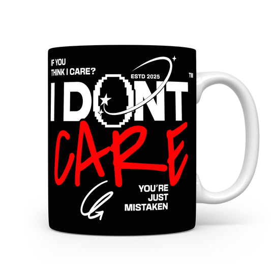 Hrnek s motivačním citátem – I Don't Care