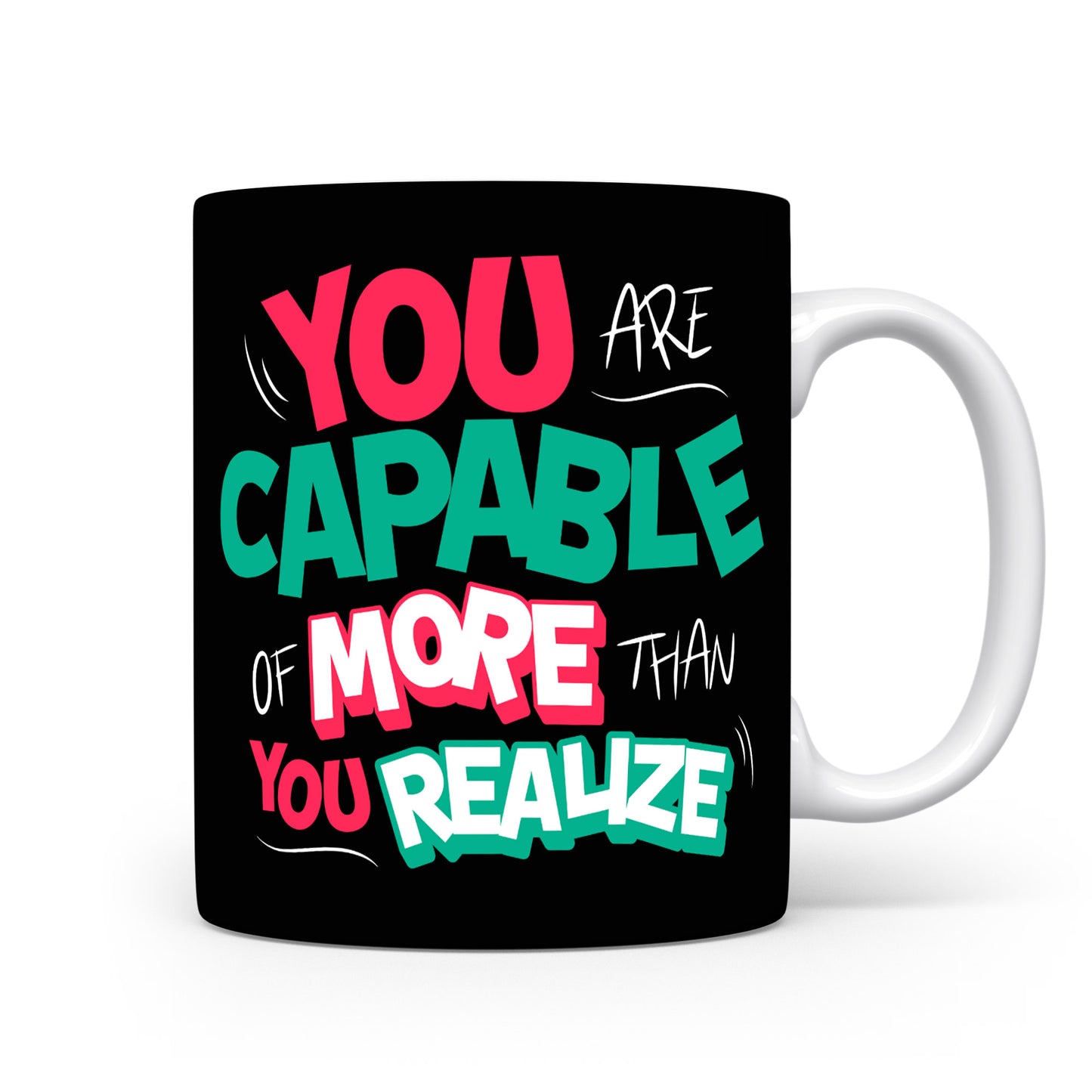 Hrnek s motivačním citátem – You Are Capable