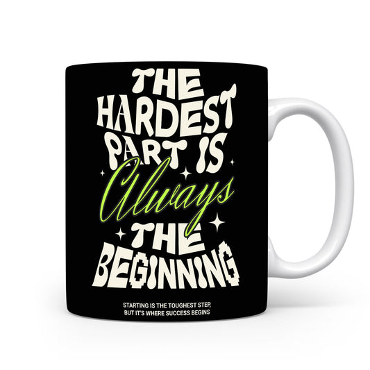 Hrnek s motivačním citátem – The Hardest Part
