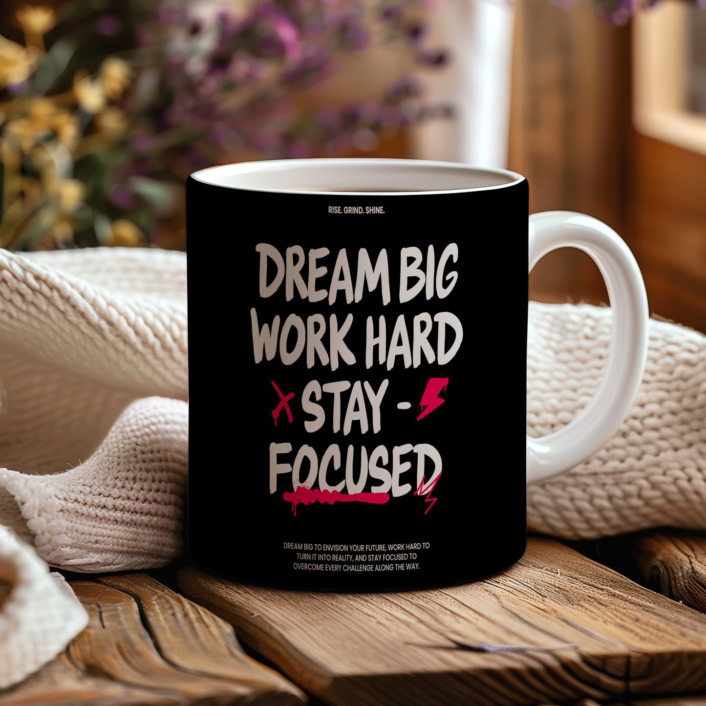 Hrnek s motivačním citátem – Dream Big