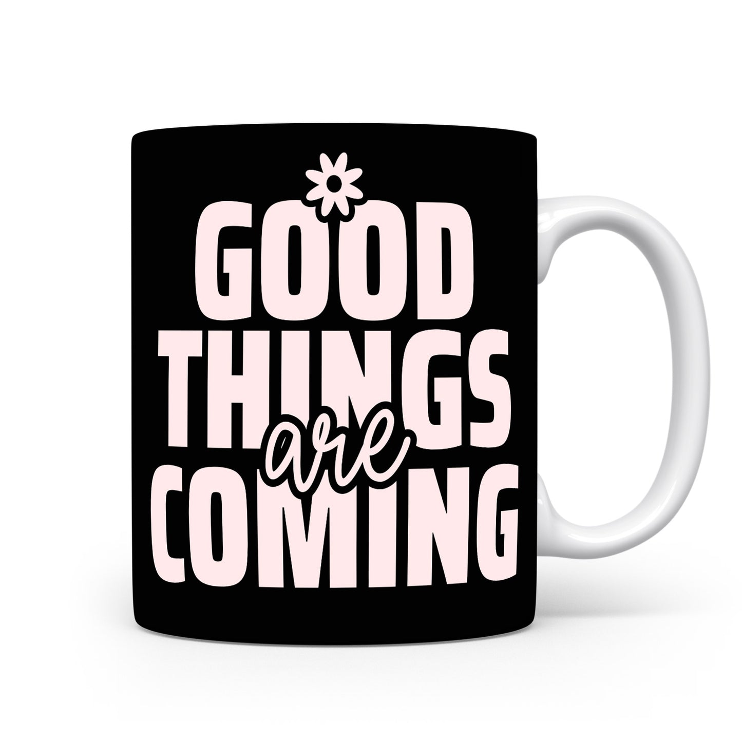 Hrnek s motivačním citátem – Good Things