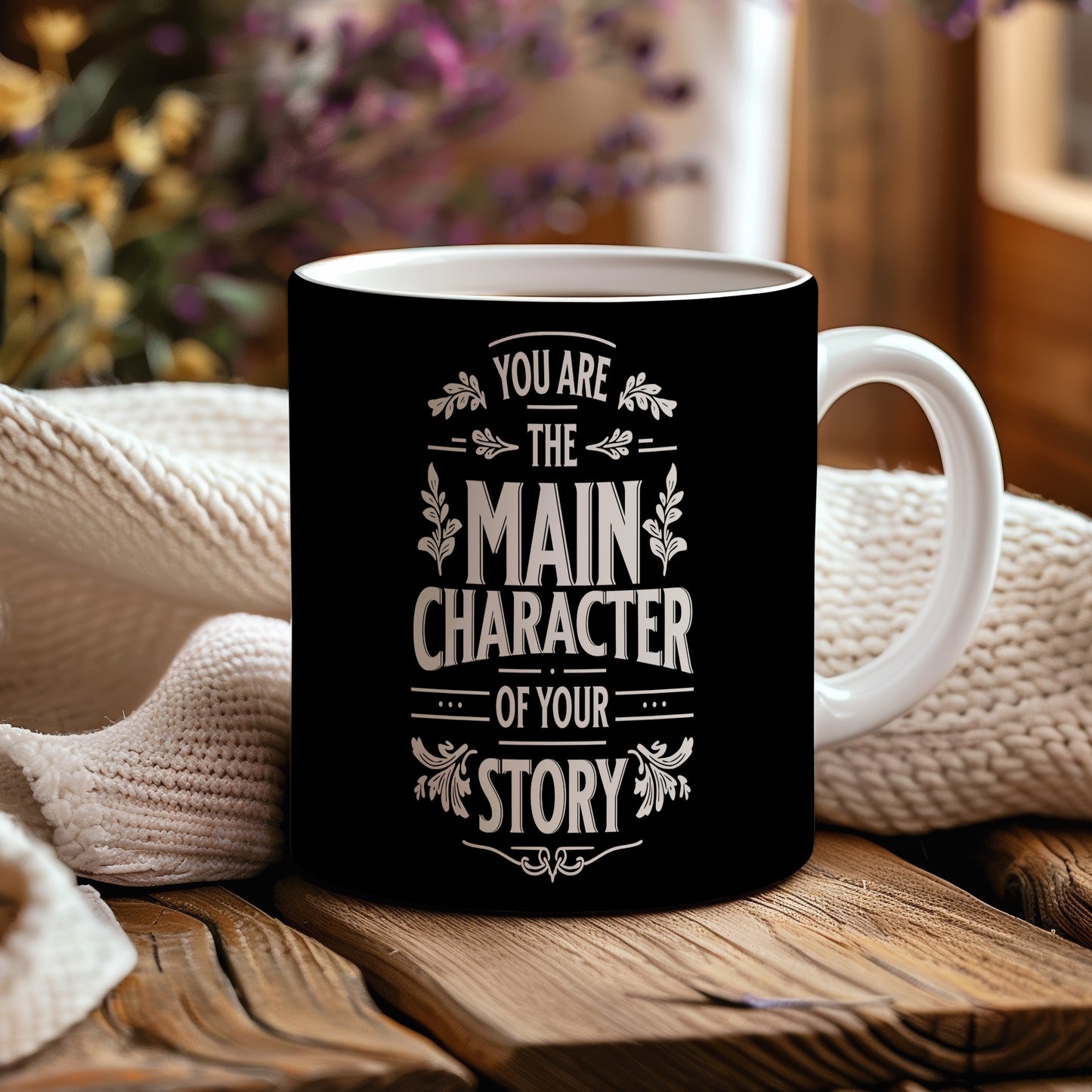 Hrnek s motivačním citátem – Main Character