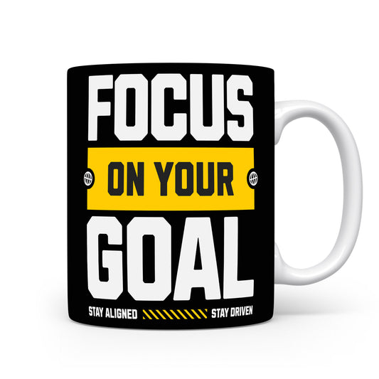 Hrnek s motivačním citátem – Focus on Your Goal