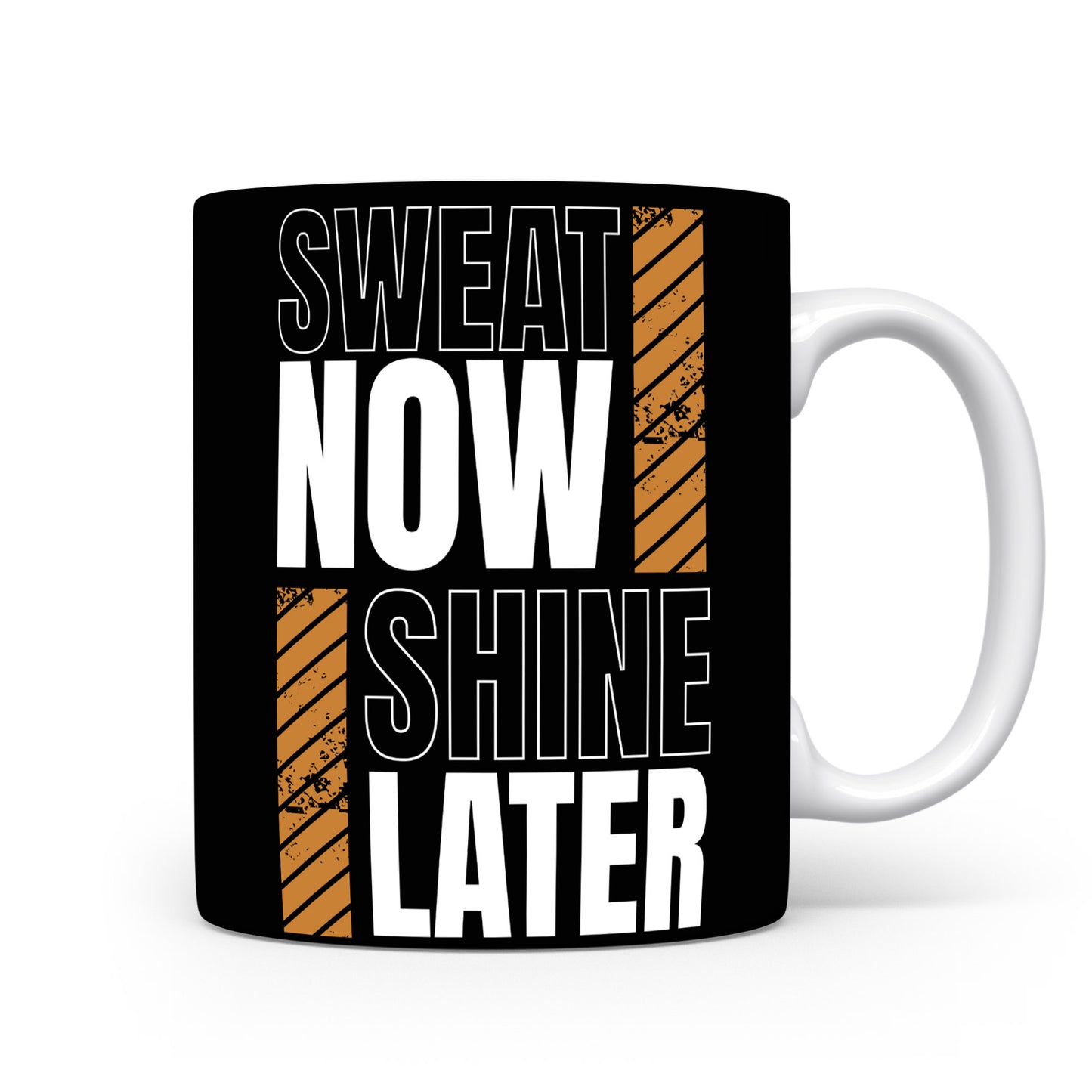 Hrnek s motivačním citátem – Sweat Now