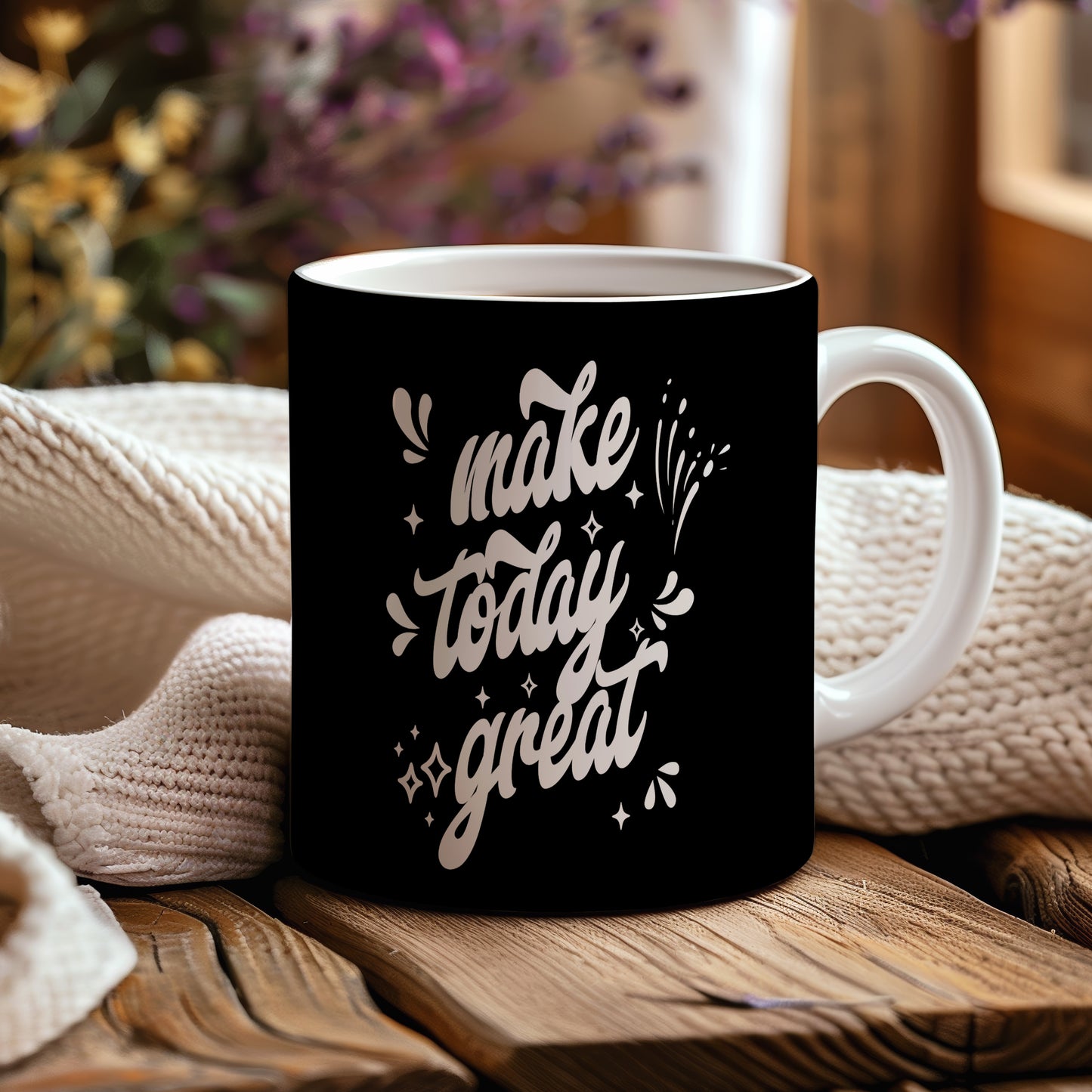 Hrnek s motivačním citátem – Make Today Great