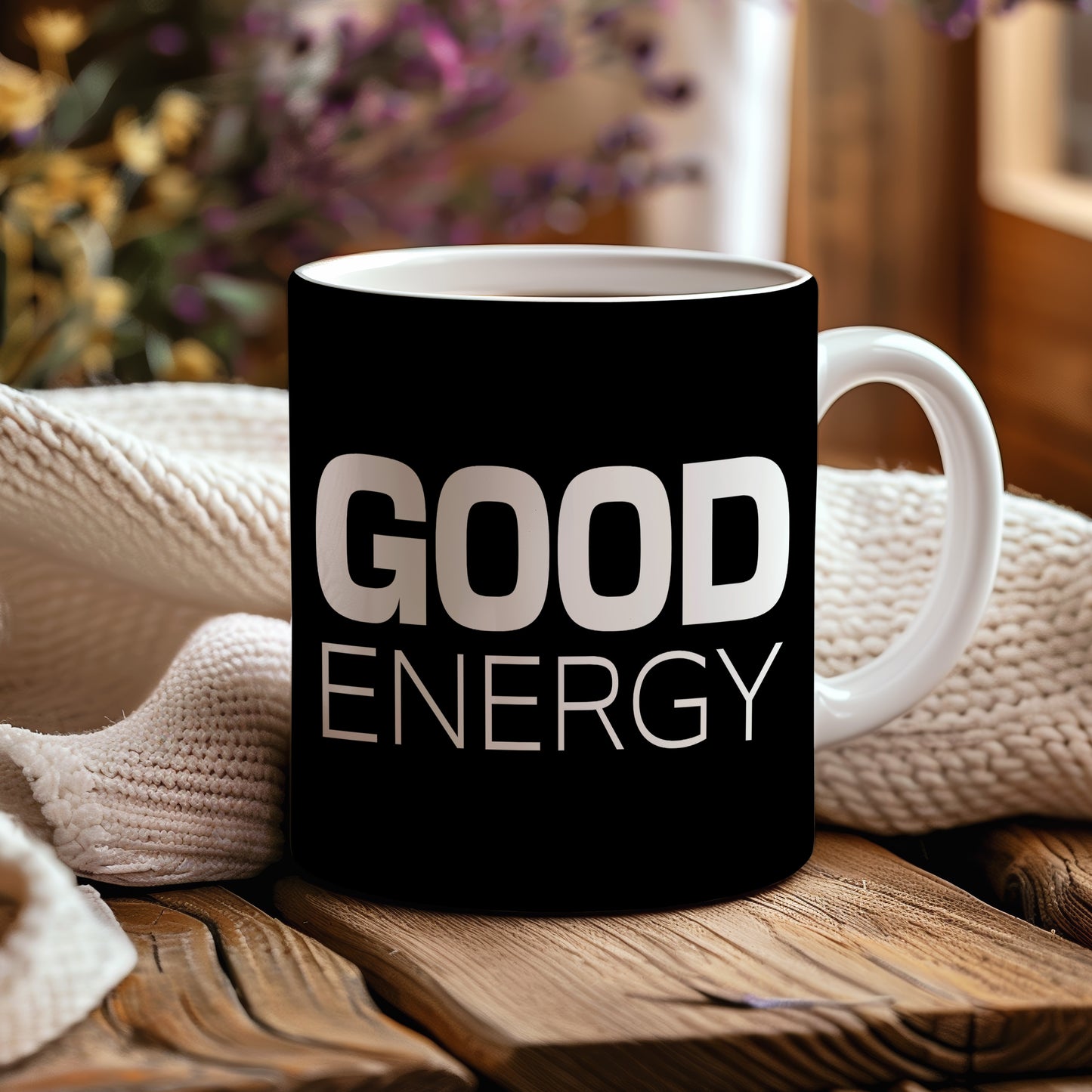 Hrnek s motivačním citátem – Good Energy