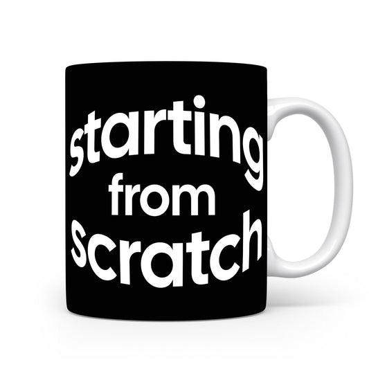 Hrnek s motivačním citátem – Starting from Scratch