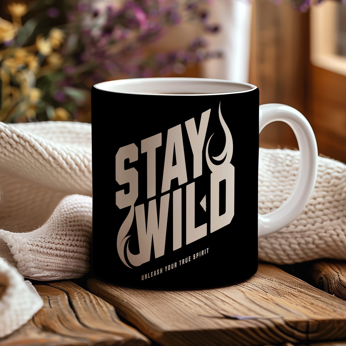 Hrnek s motivačním citátem – Stay Wild