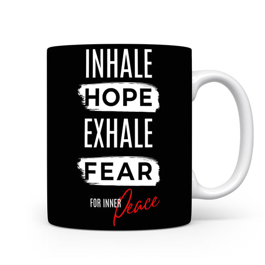 Hrnek s motivačním citátem – Inhale Hope