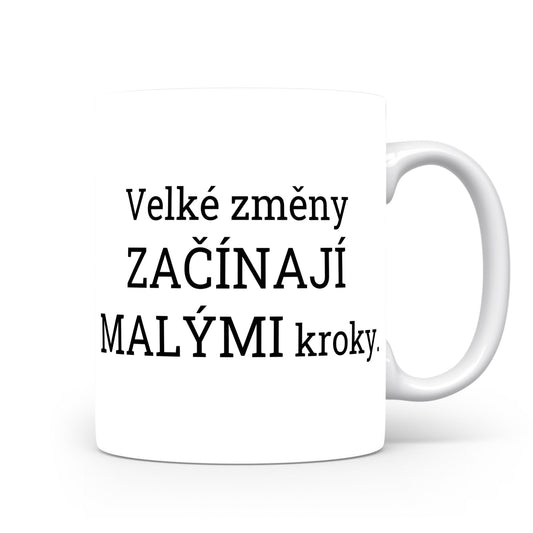 Motivační hrnek – Velké změny