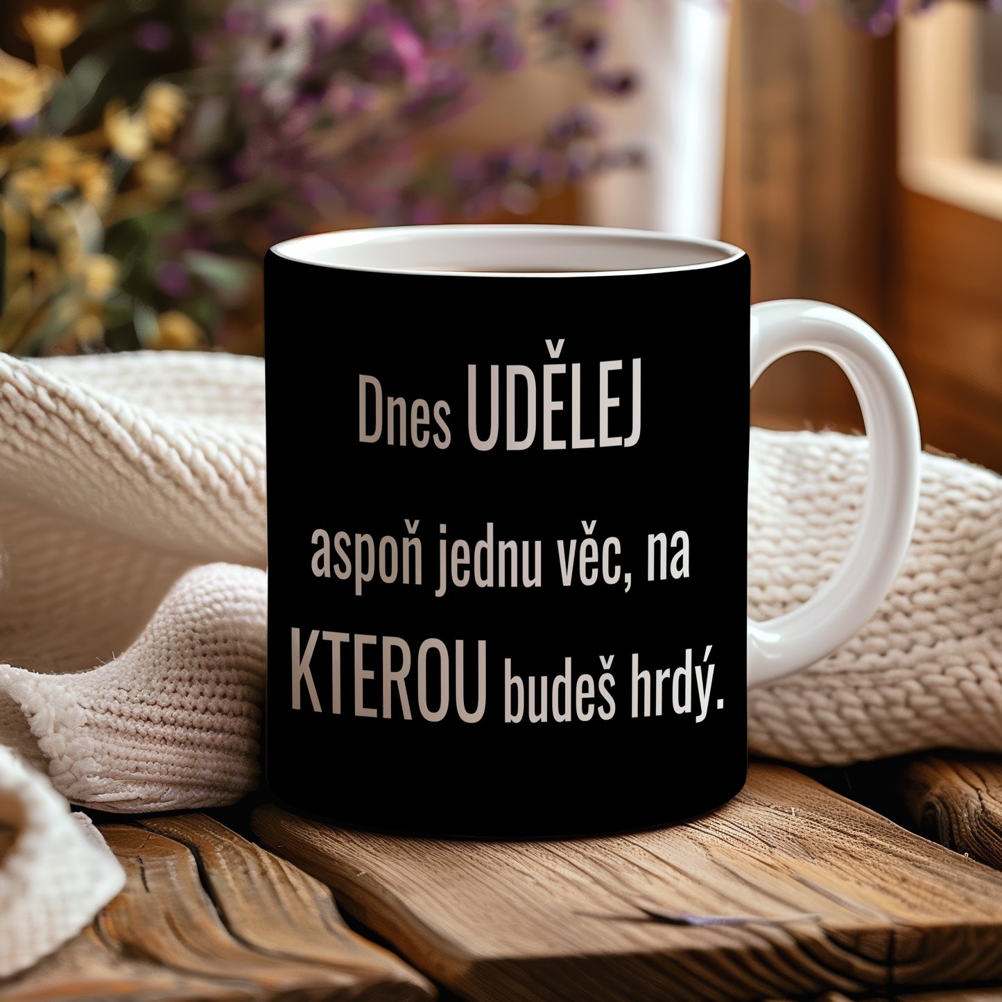 Motivační hrnek – Dnes UDĚLEJ