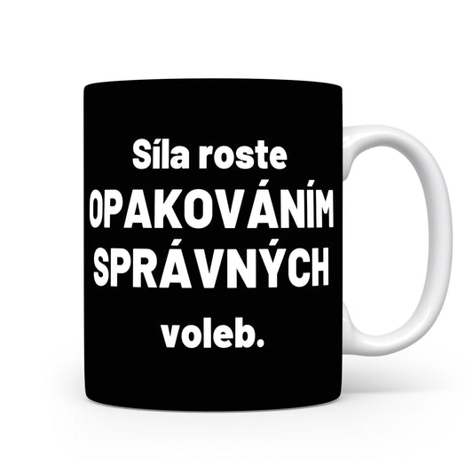 Motivační hrnek – Síla roste