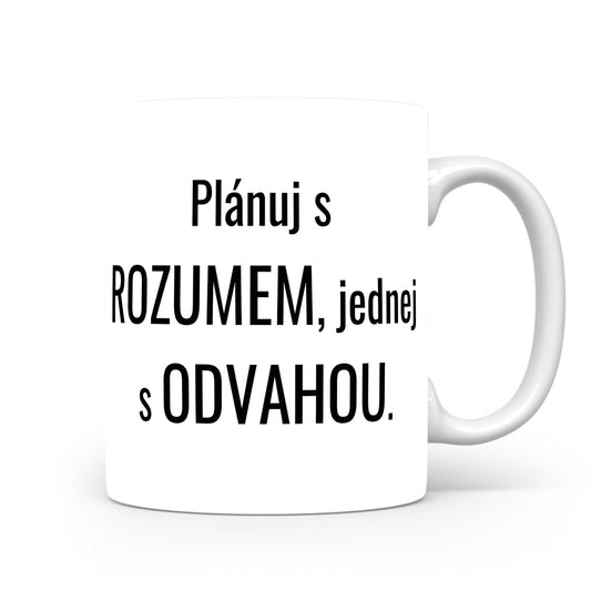 Motivační hrnek – Plánuj s rozumem