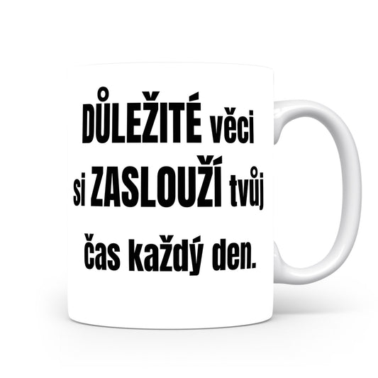 Motivační hrnek – DŮLEŽITÉ věci