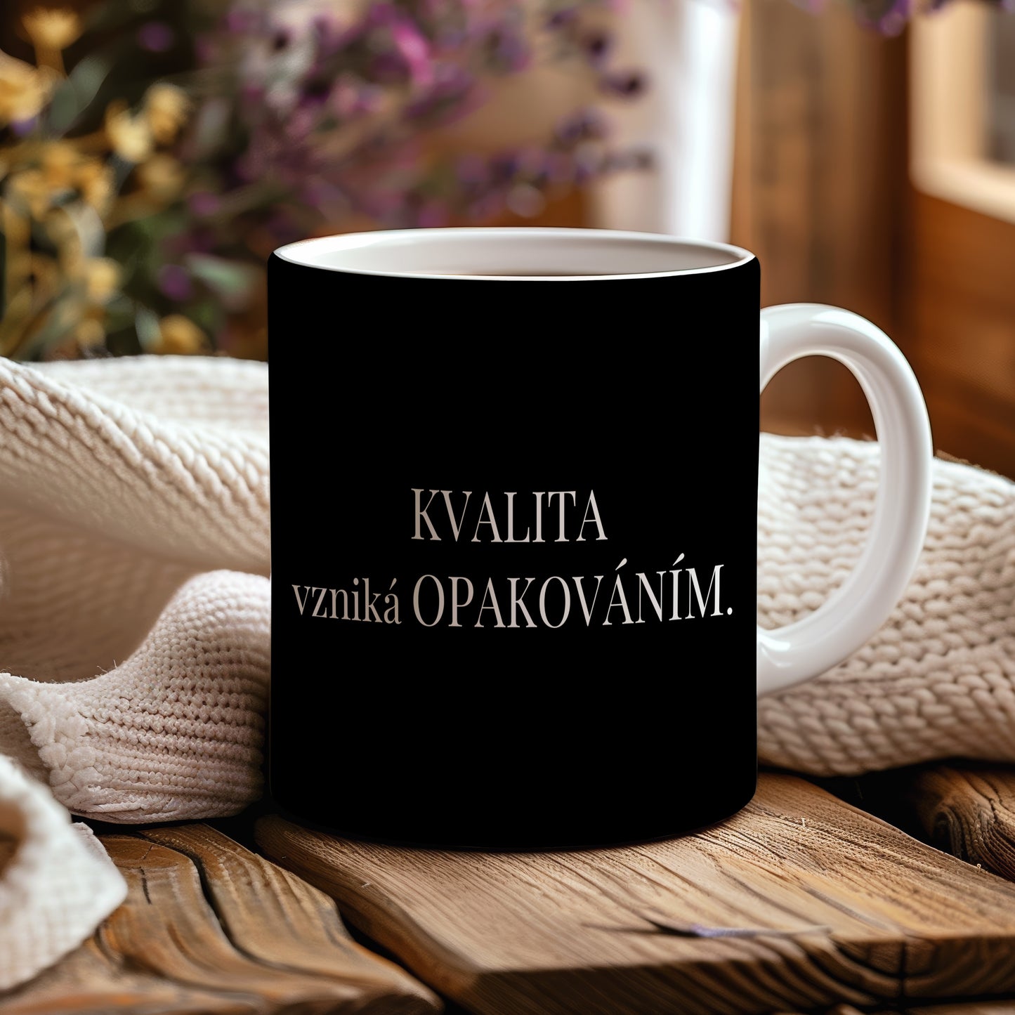 Motivační hrnek – KVALITA vzniká