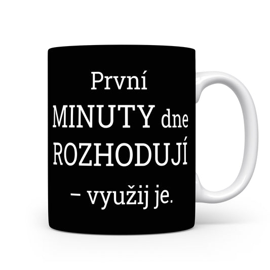 Motivační hrnek – První minuty dne rozhodují