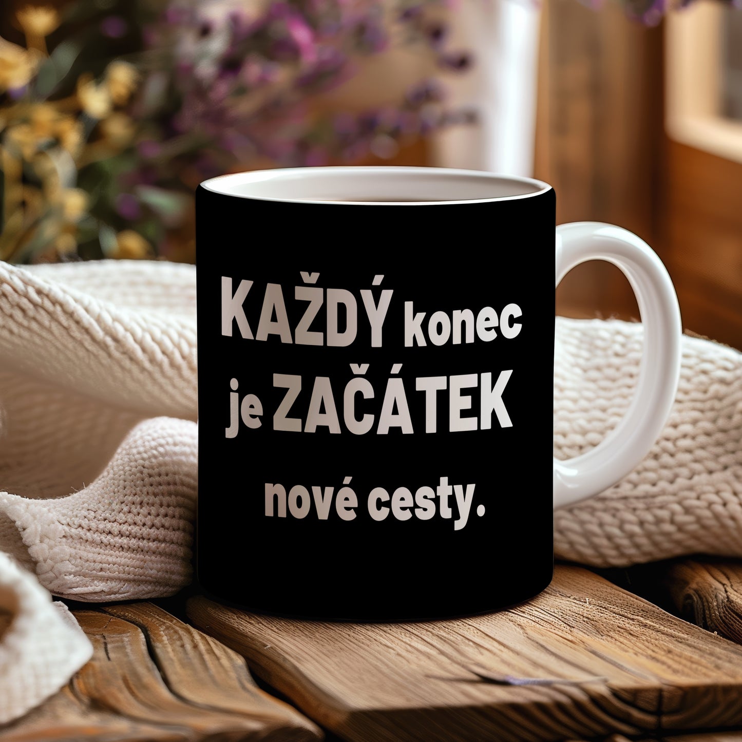 Motivační hrnek – KAŽDÝ konec je ZAČÁTEK