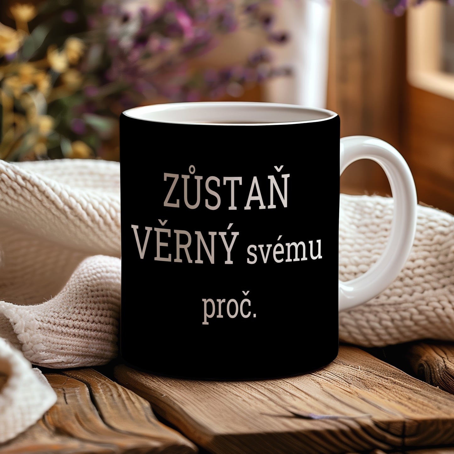Motivační hrnek – ZŮSTAŇ VĚRNÝ